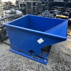 Forklift Skid Steer 1.5 Yard Trash Hopper 