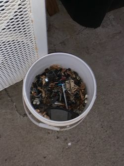 Metal Scrap Pile Recycling