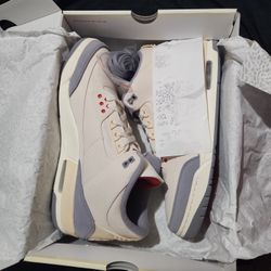 Jordan 3 Muslin Brand New With Receit  Size 13 