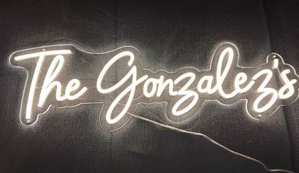 Neon Wedding Sign