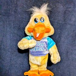 Singing Dan Dee Duck Toy Splash I Was Taking A Bath 11 " Height 3 AAA Batteries Included 
