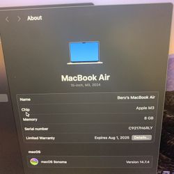 2024 M3 macbook Air