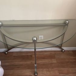 Moving.  Must Sell.  3 Piece Glass Table