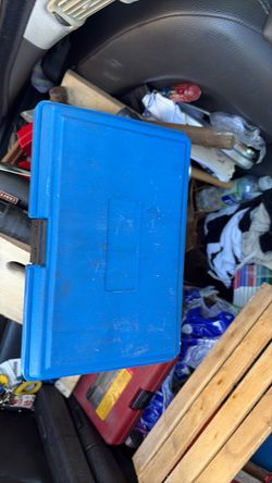 Blue Plastic Tool Case