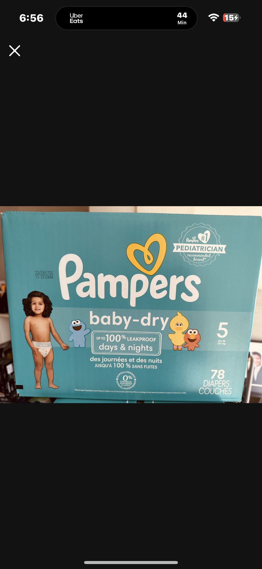 Pampers Dry Size 5 78cts