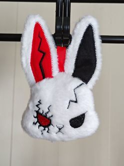 Evil Bunny Bag Charm