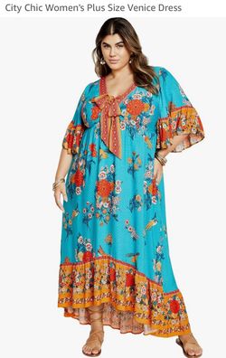 City Chic Women's Plus Size Venice Dress 12