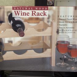 Wooden Wine Rack 