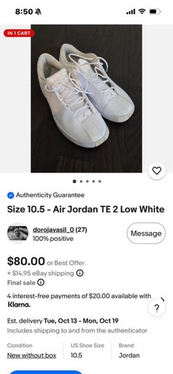 New Air Jordan size 6y