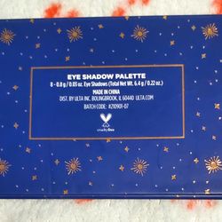 Ulta Eyeshadow Paller / Brand New Never Used / 8 Shades / Batch Code 210901-07