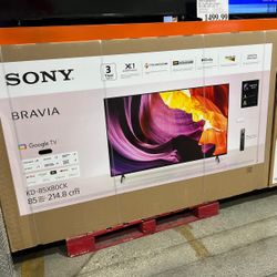85” Sony Bravia 4K Smart TV