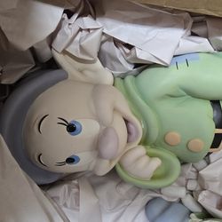 Disney Dopey Big Fig Snow White & The Seven Dwarfs Collectible Statue Broken Figurine READ 
