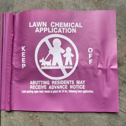 Chemical Application Flags