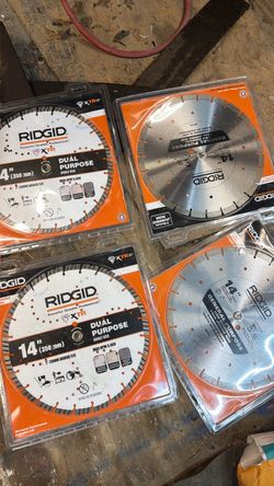 RIDGID 14" Diamond Blade Set of 2