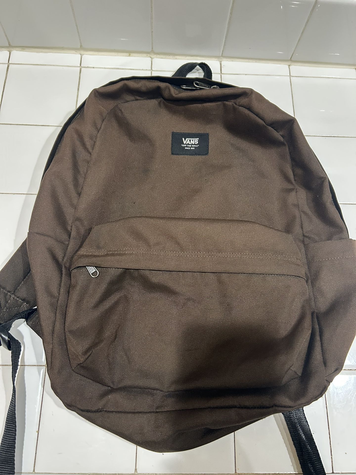 vans old skool backpack brown