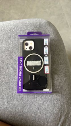 Micase Black Silicone MagSafe Phone Case iPhone 13