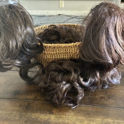  Pony Tail / Bun Hair Pieces (5 Total)