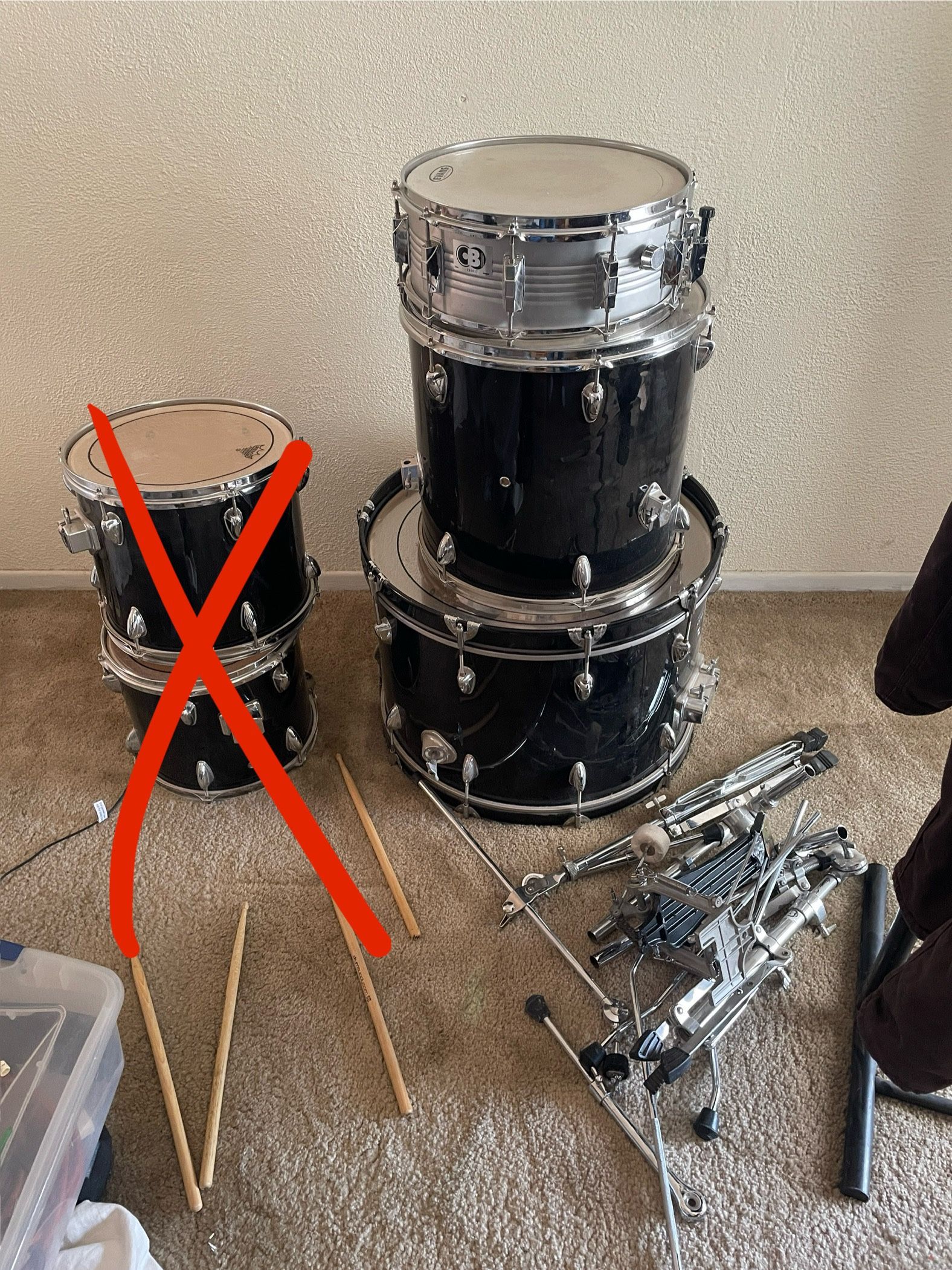 Partial Drum Set