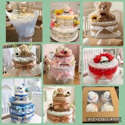 Diaper cake baby shower gifts ready for pick up today