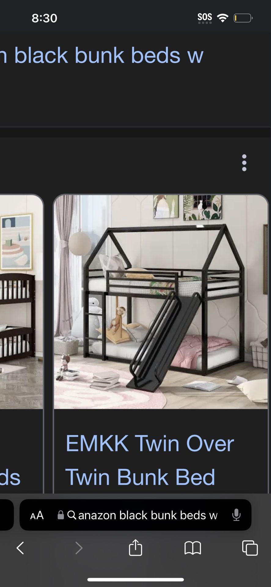Bunk Beds W Slide