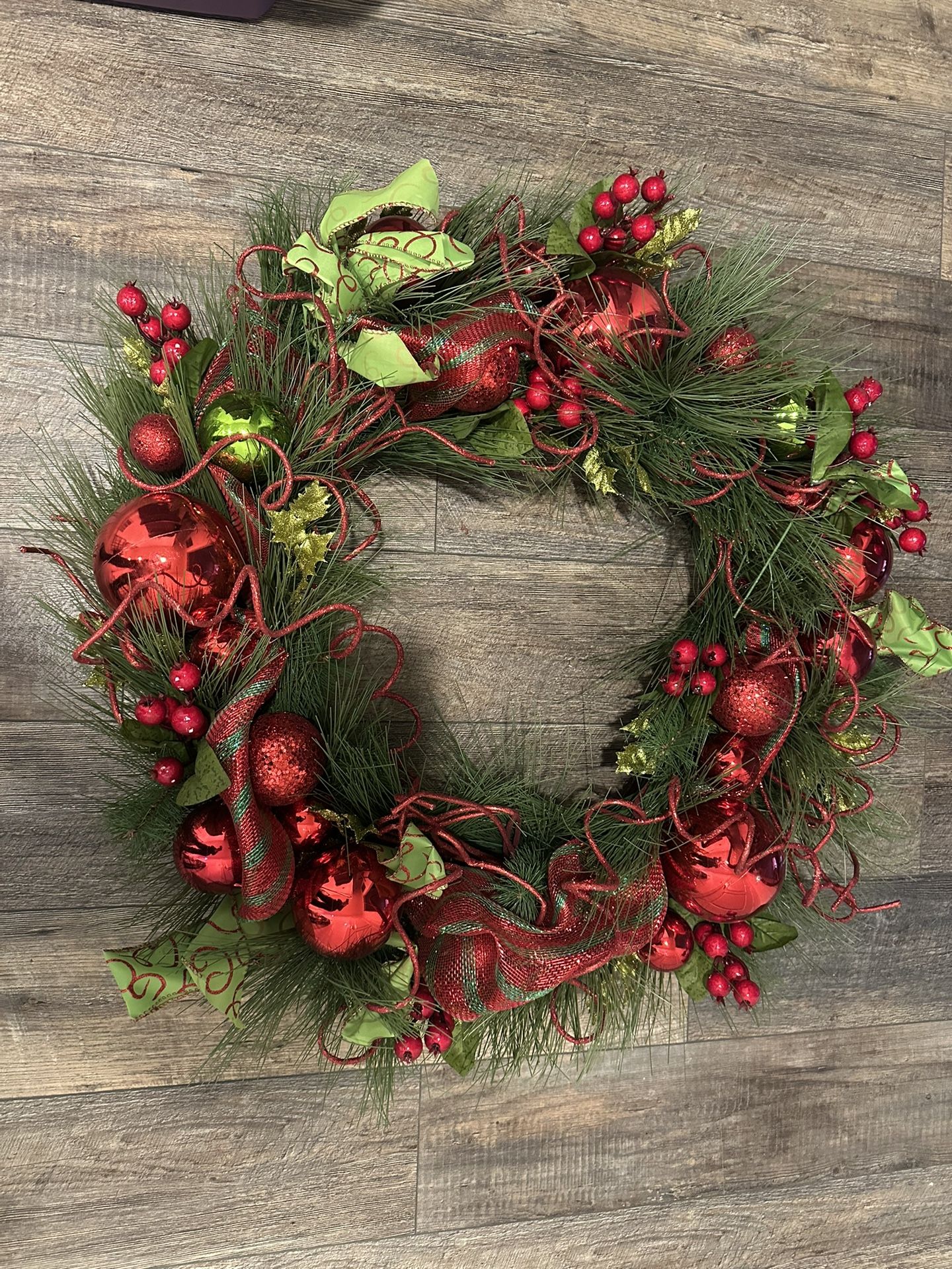 Large 34” Dr Seuss Christmas Wreath