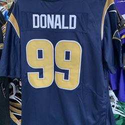 Mens Aaron Donald #99 Los Angeles Rams NFL Jerseys NWT