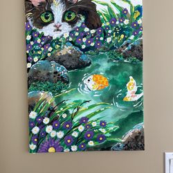 Cat Painting Artwork