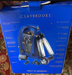 Claybrooke 10 in 1 Tv Companion Emergency Travel Tailgating Car Boat Radio Camping Flashlight