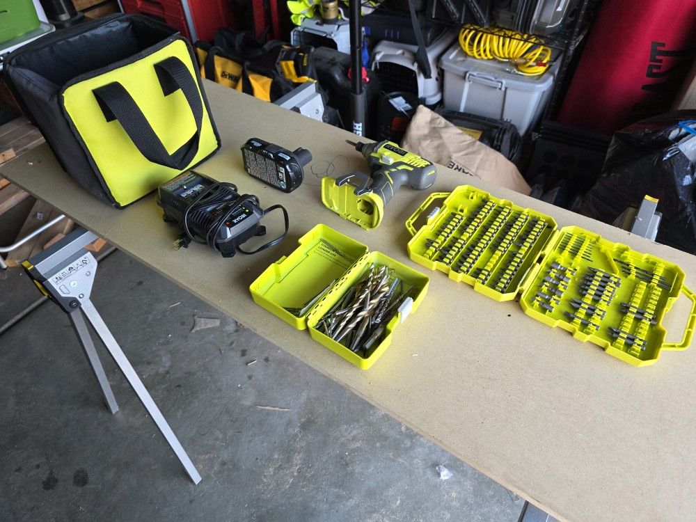 Ryobi Impact Driver & Bits
