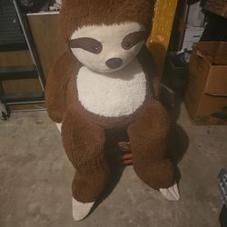 Huge Sloth Plush $5