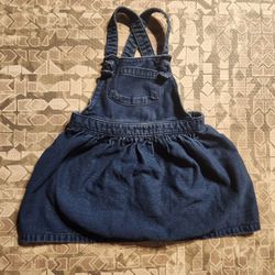 Cat&Jack 18M Blue Overall Dress