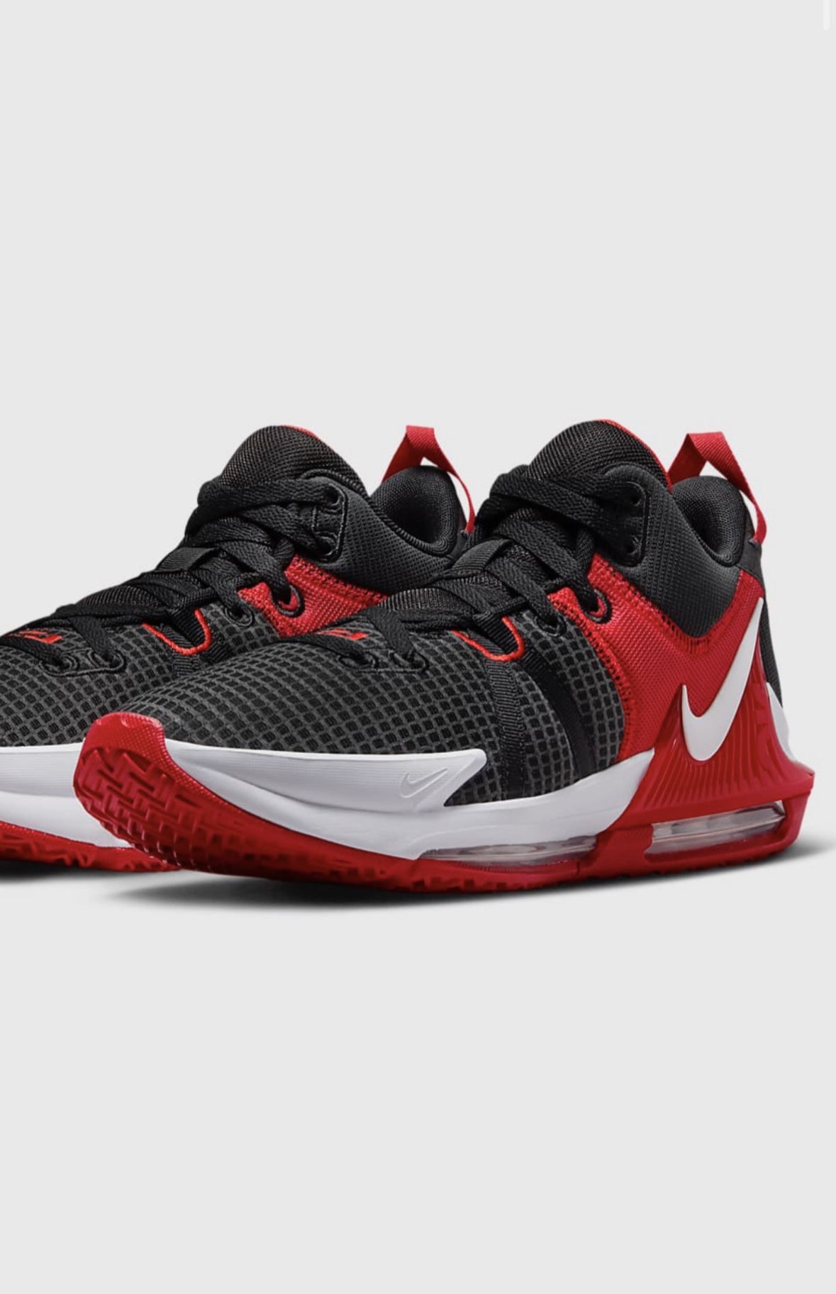 Nike LeBron Witness 7 “Bred” Basketball Shoes Red/Black size 13 DM1123-005 Rare