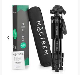 Mactrem PAPUMA PT55 Lightweight Tripod 3-way Pan-head Mount Quick-release Plate 55” Orange Color