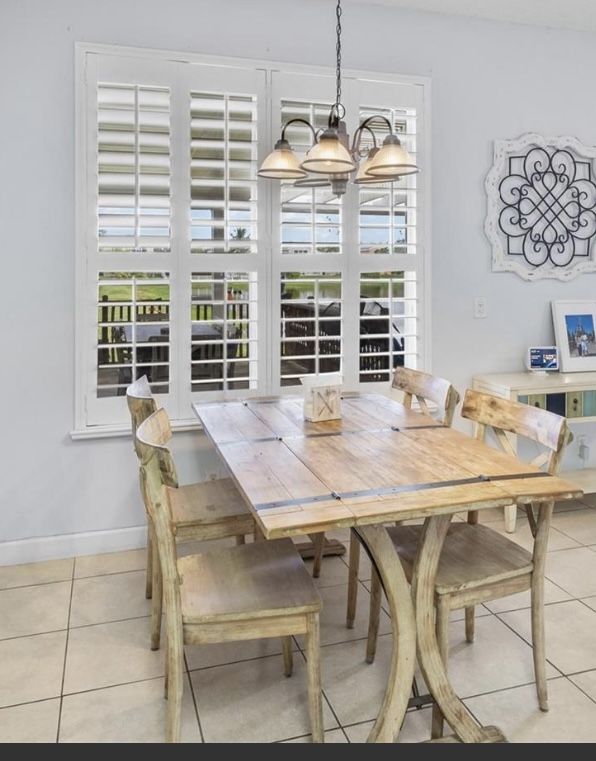 Solid Wood Dinning Table Farmhouse Style