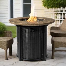Brand new luxury  gas fire pit worth $369