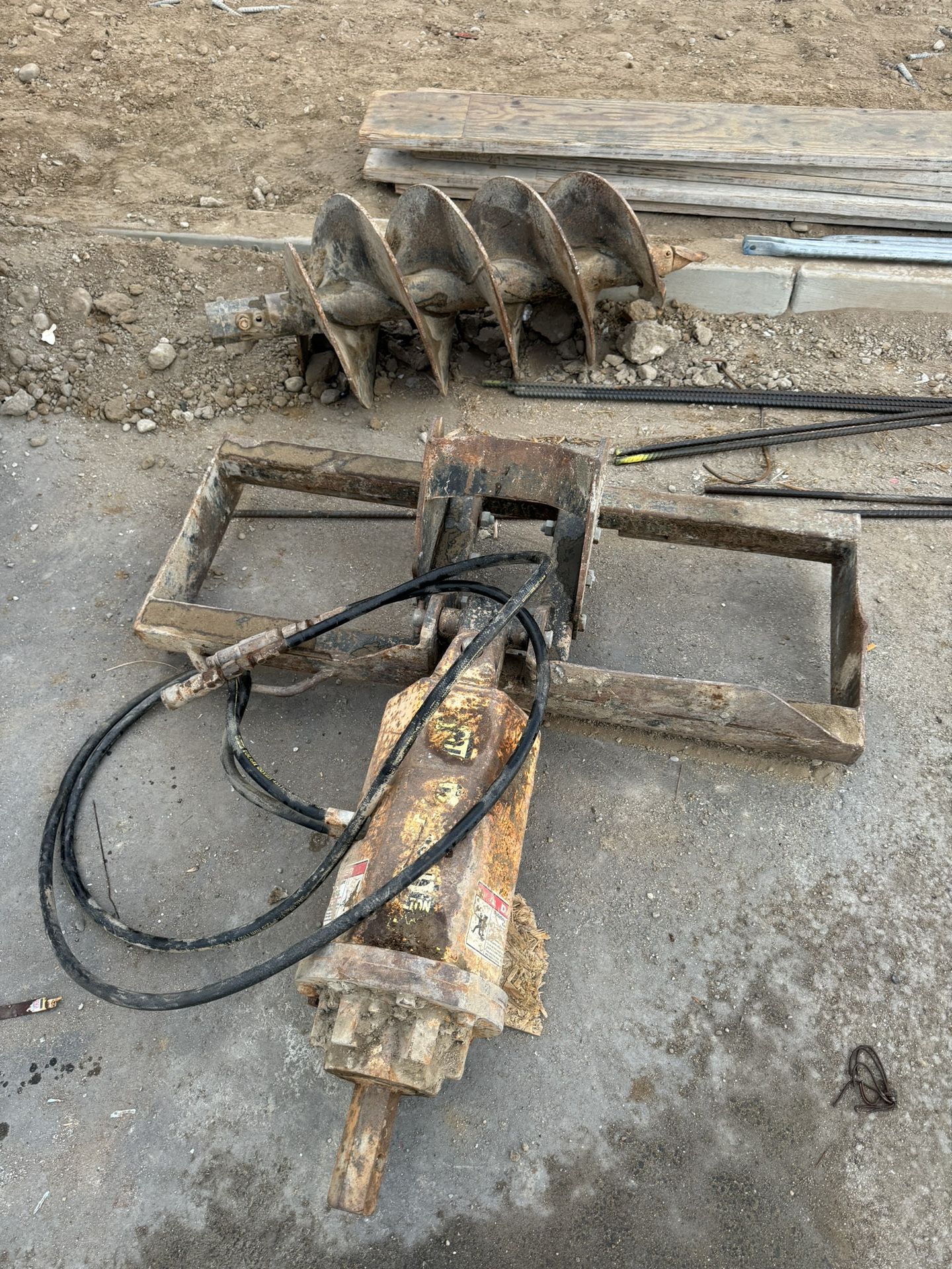 Skid Steer Auger Attachment