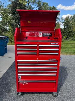 HUSKY 36" Rolling Tool Chest & Cabinet Combo – Great Condition