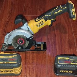 Dewalt Circular Saw & Batteries 