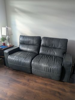 Leather Love Seat