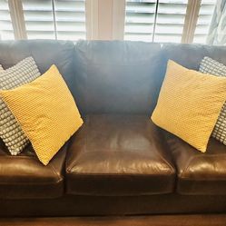 Two Pieces Leather Sofa