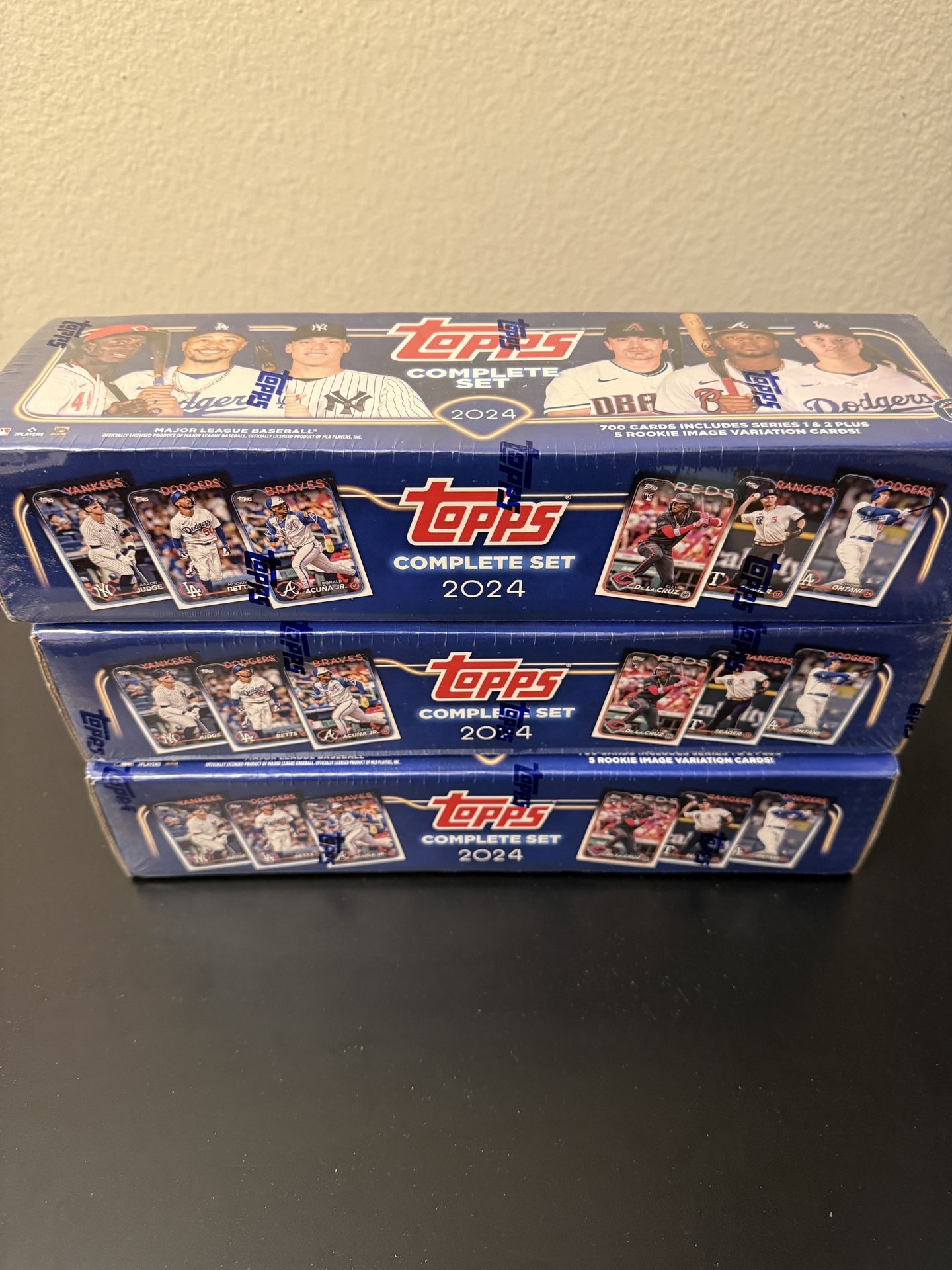 3x Topps Complete Set 2004 Baseball Cards