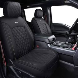 Aierxuan quilted leather seat covers (full set)