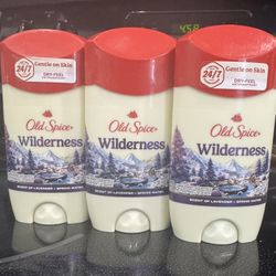 Old Spice Wilderness Antiperspirant 3ct
