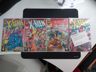 4 XMEN #1 VARIANTS JIM LEE SIGNED WITH CERTS!!