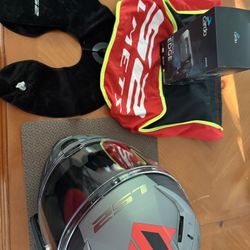 LS2 citation 2 helmet with Cardo PackTalk Edge 