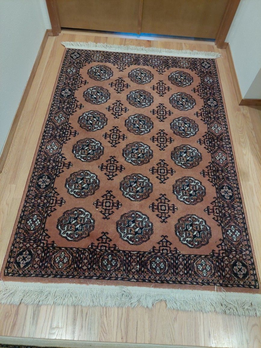 Vintage Karastan Wool Rug 4'3"×6'