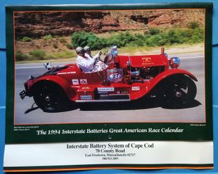 1994 Great American Race Interstate Batteries Calendar