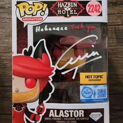 Signed Alastor Funko Pop
