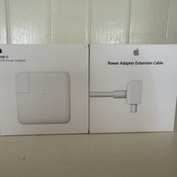 Apple 61W USB-C Power Adapter + Extension Cable (Unopened)