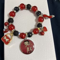 Betty Boop Charm Bracelet 